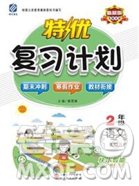 2020年特優(yōu)復(fù)習計劃期末沖刺寒假作業(yè)教材銜接二年級語文人教版答案