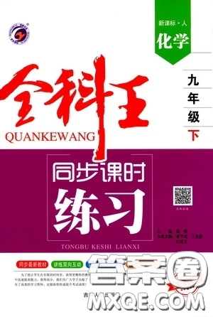 2020春全科王同步課時練習九年級化學下冊新課標人教版答案