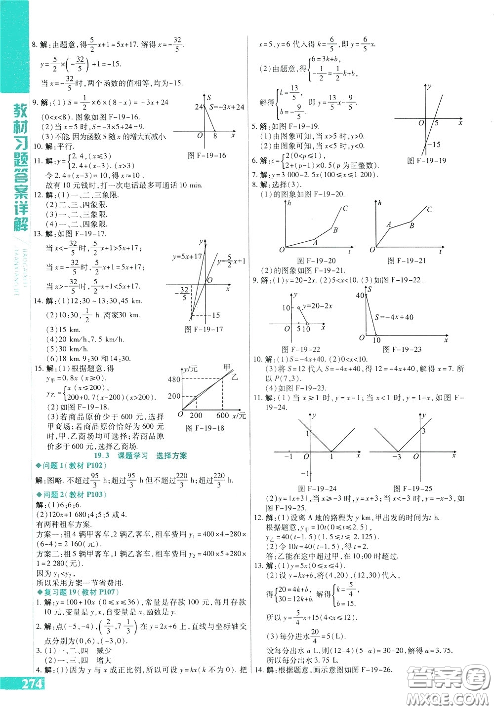 2020年萬向思維倍速學(xué)習(xí)法八年級數(shù)學(xué)下人教版參考答案