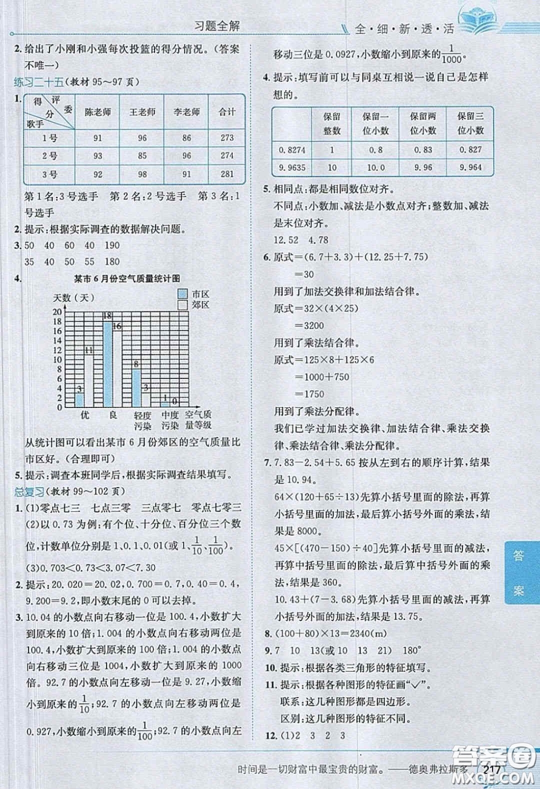 2020義務(wù)教育教科書(shū)數(shù)學(xué)四年級(jí)下冊(cè)西師大版教材習(xí)題答案