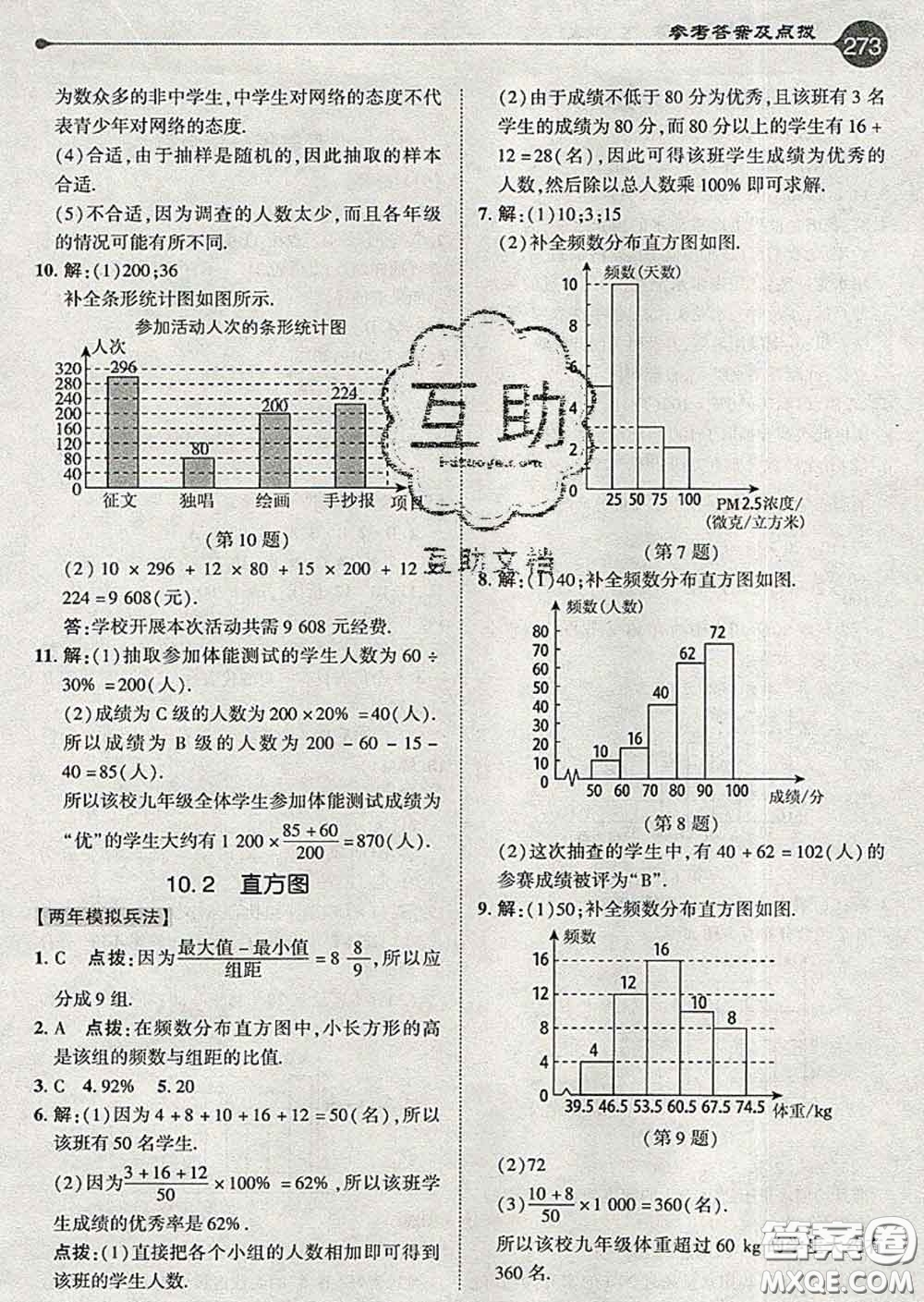 吉林教育出版社2020春特高級教師點撥七年級數(shù)學(xué)下冊人教版答案