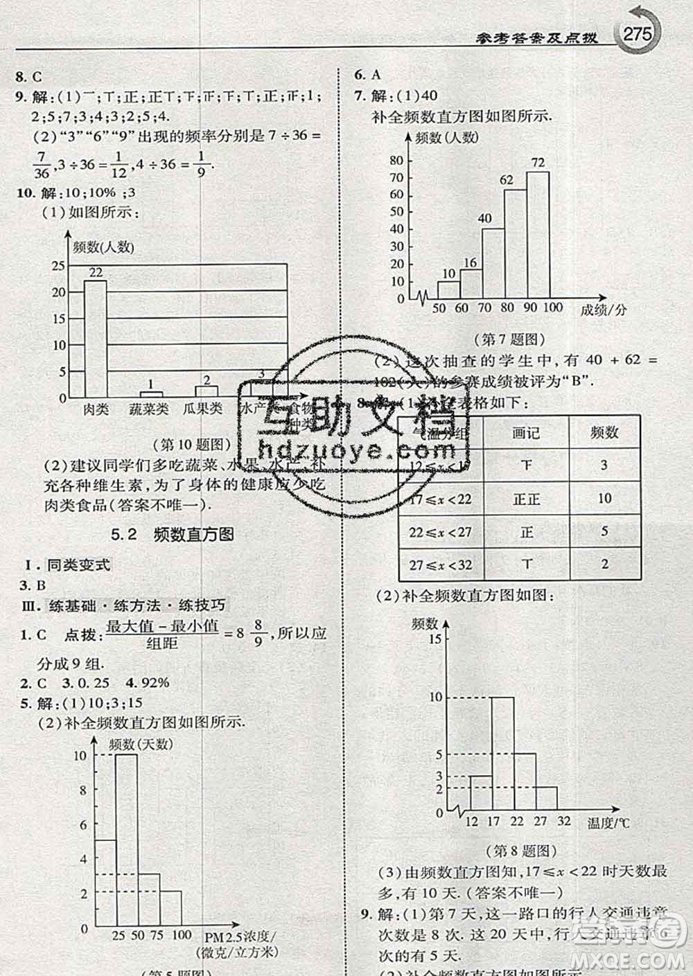 吉林教育出版社2020春特高級(jí)教師點(diǎn)撥八年級(jí)數(shù)學(xué)下冊(cè)湘教版答案