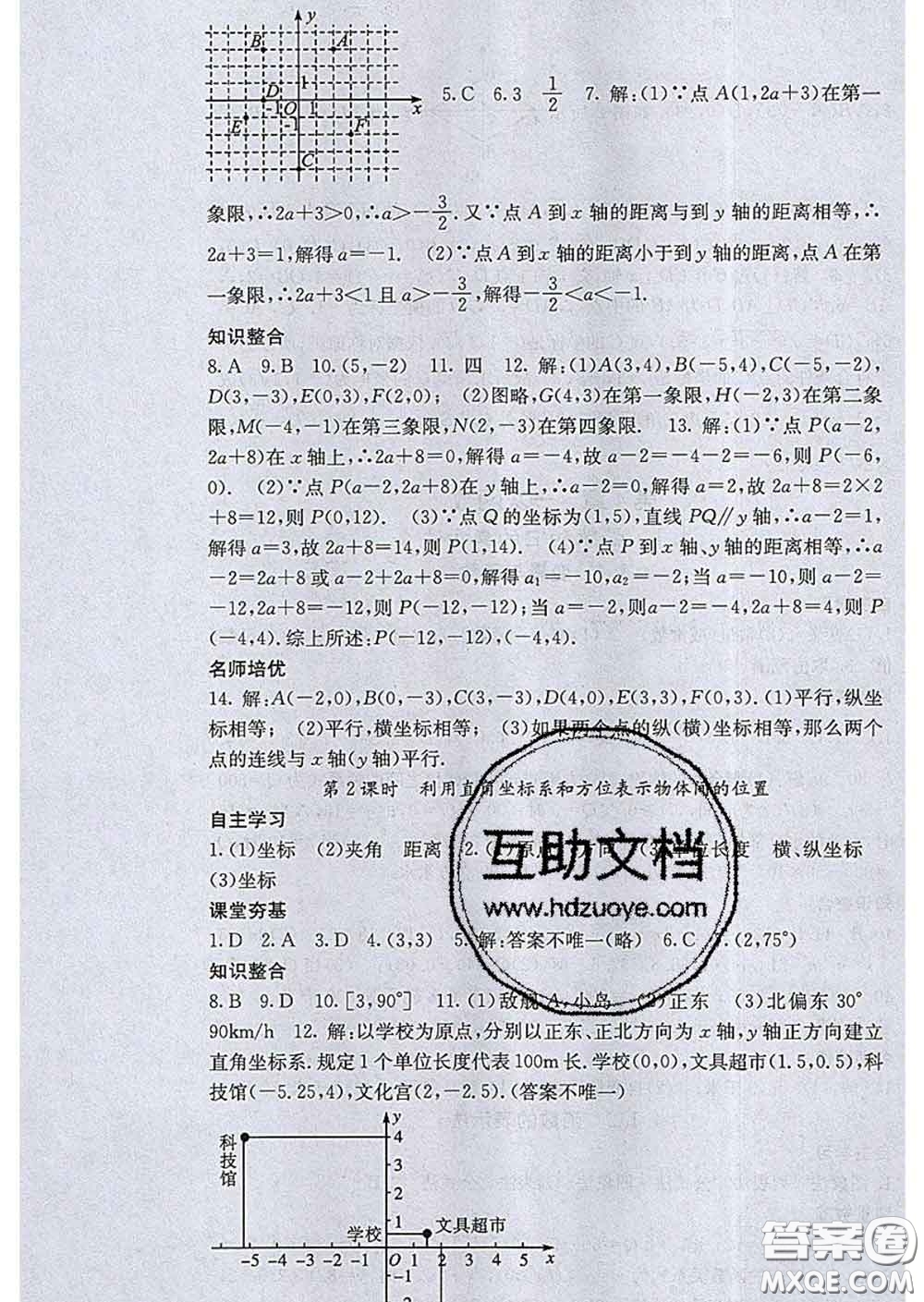 梯田文化2020春課堂點(diǎn)睛八年級(jí)數(shù)學(xué)下冊(cè)湘教版答案