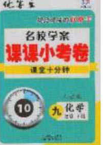 2020優(yōu)等生名校學(xué)案課課小考卷課堂十分鐘九年級化學(xué)下冊人教版答案