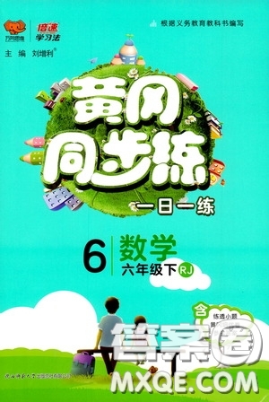 2020年黃岡同步練一日一練數(shù)學6年級下冊RJ人教版參考答案