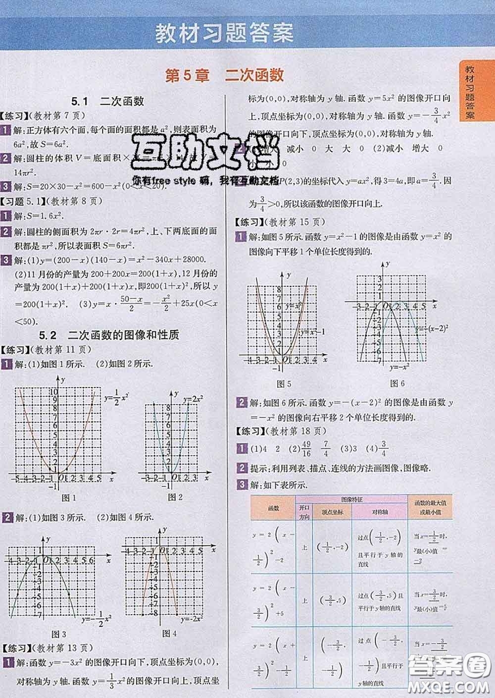 吉林人民出版社2020春尖子生學(xué)案九年級(jí)數(shù)學(xué)下冊(cè)蘇科版答案