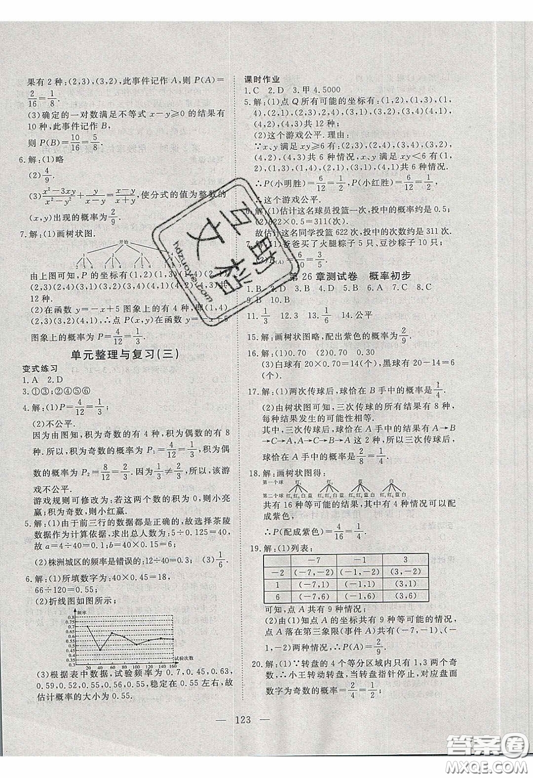 2020年351高效課堂導(dǎo)學(xué)案九年級(jí)數(shù)學(xué)下冊(cè)滬科版答案