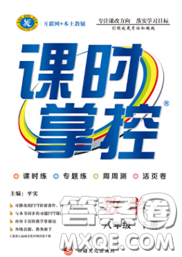 新疆文化出版社2020春課時掌控八年級數學下冊湘教版答案