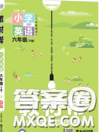 2020天星教育教材幫小學(xué)英語六年級下冊人教PEP版三起答案