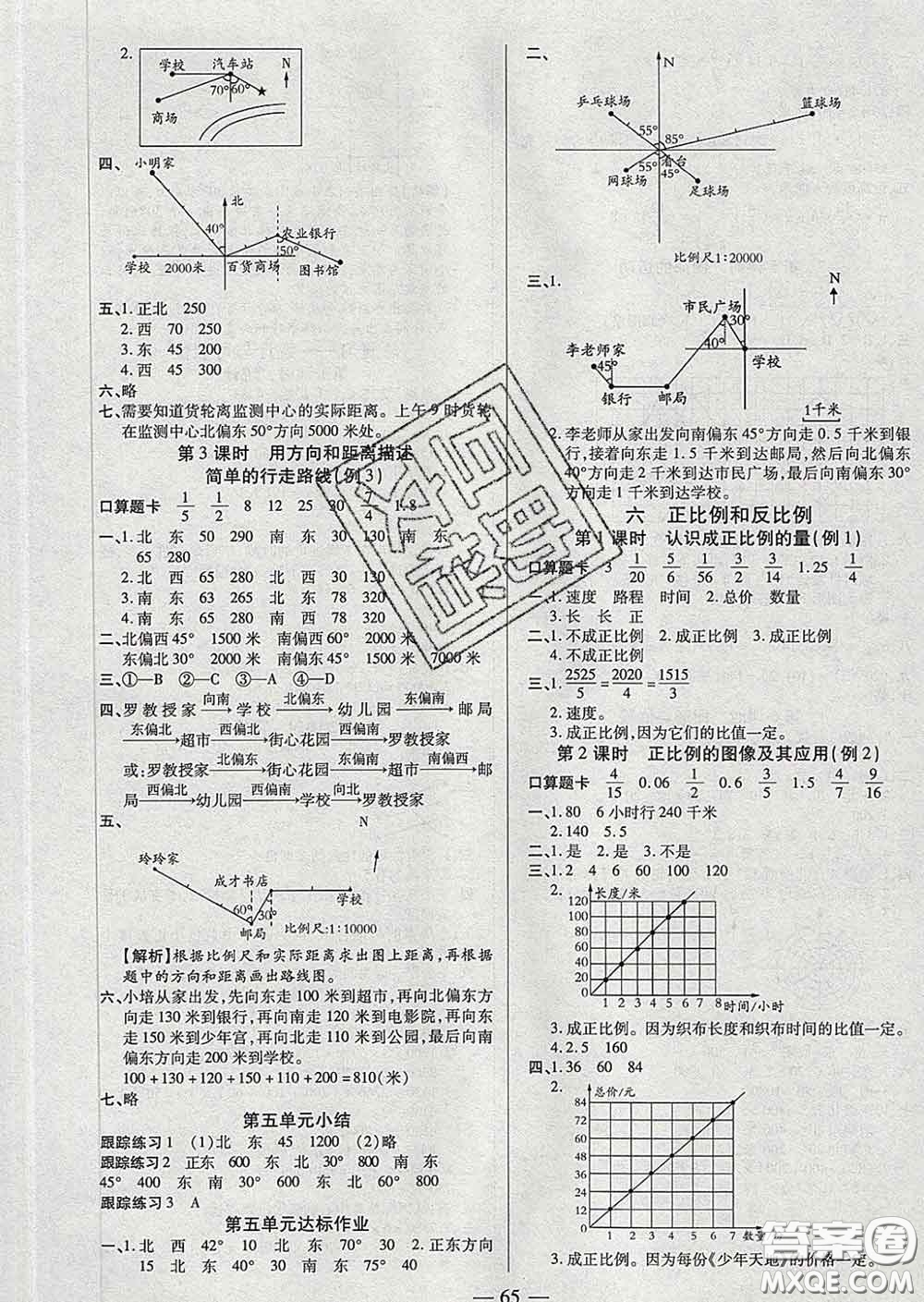 2020新版培優(yōu)紅領(lǐng)巾樂園六年級(jí)數(shù)學(xué)下冊(cè)蘇教版五星答案