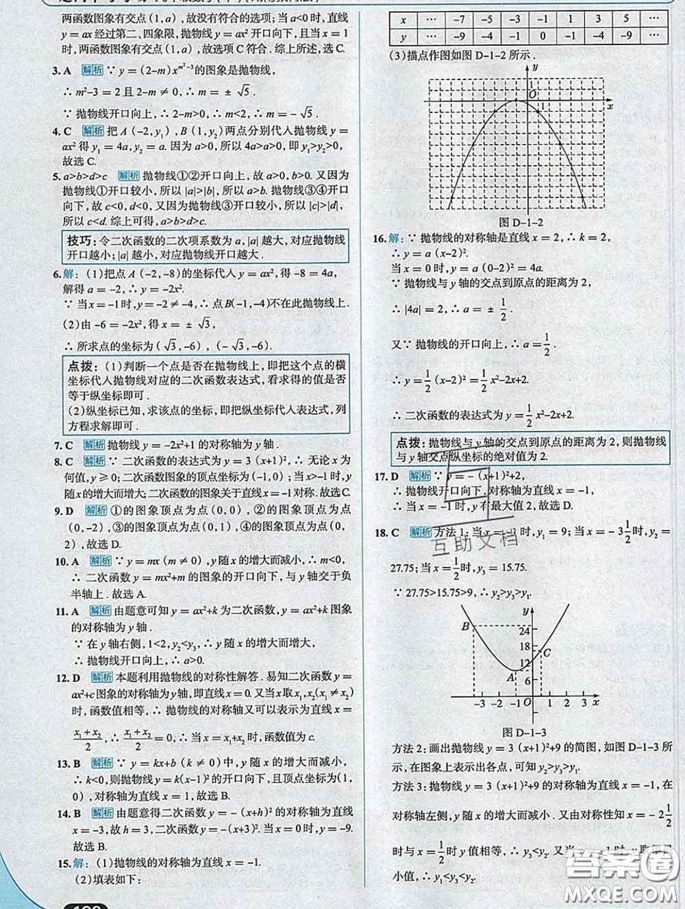 現(xiàn)代教育出版社2020新版走向中考考場九年級數(shù)學(xué)下冊湘教版答案