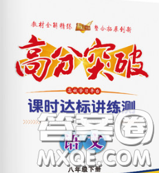 2020新版高分突破課時(shí)達(dá)標(biāo)講練測(cè)八年級(jí)語(yǔ)文下冊(cè)人教版答案