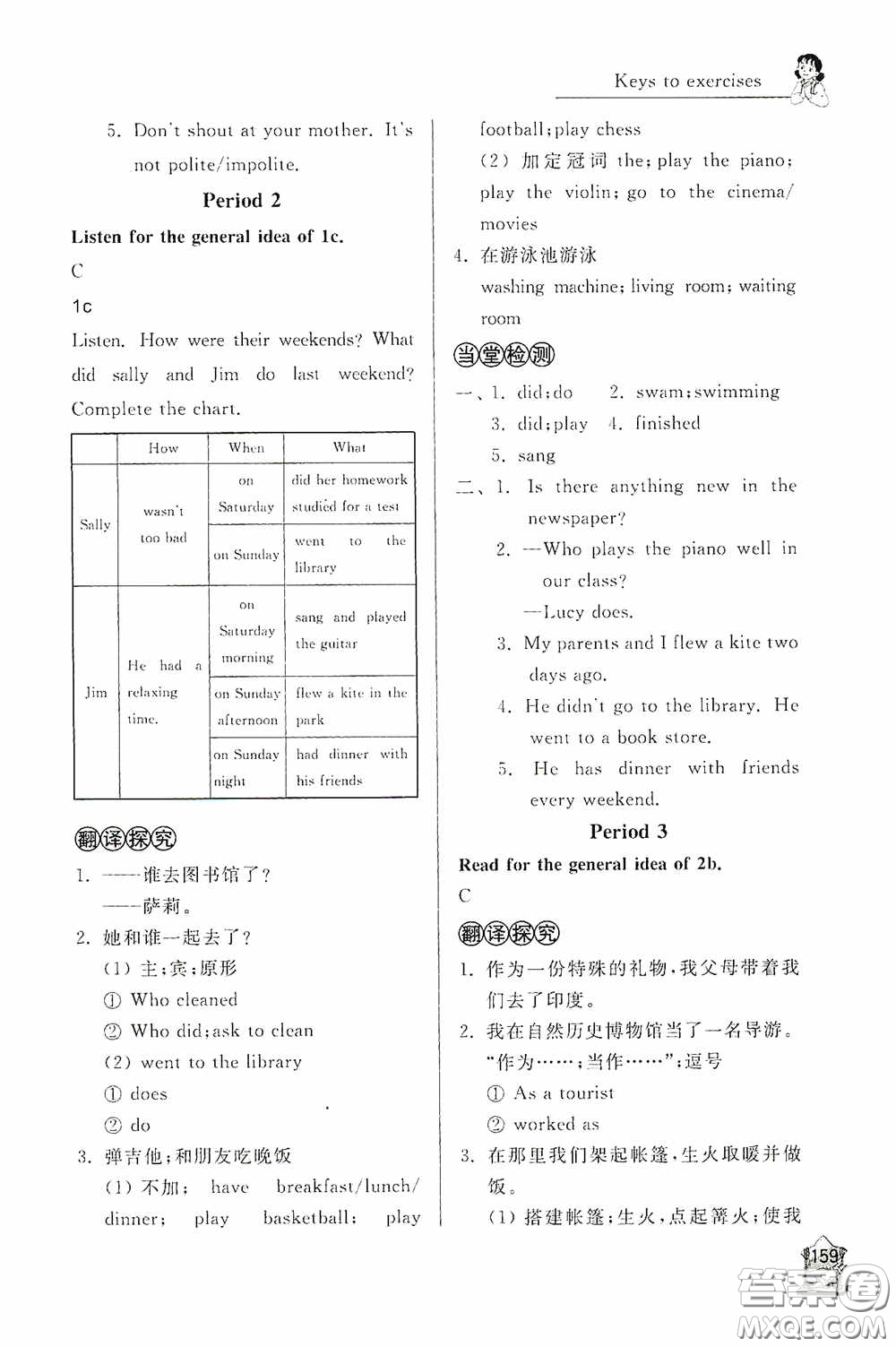 伴你學(xué)2020新課程助學(xué)叢書(shū)英語(yǔ)七年級(jí)下冊(cè)最新版答案