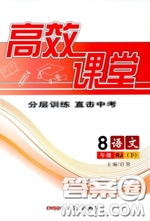 新疆青少年出版社2020高效課堂八年級語文下冊人教版答案