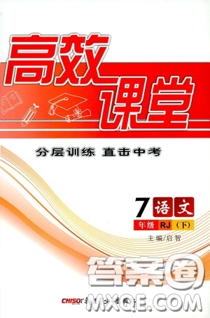 新疆青少年出版社2020高效課堂七年級(jí)語(yǔ)文下冊(cè)人教版答案