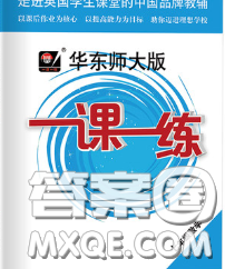 2020新版華東師大版一課一練七年級(jí)數(shù)學(xué)第二學(xué)期答案