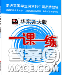 2020新版華東師大版一課一練八年級物理第二學(xué)期答案