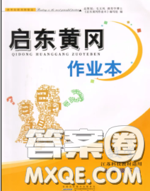 2020新版啟東黃岡作業(yè)本七年級數(shù)學(xué)下冊華師大版答案