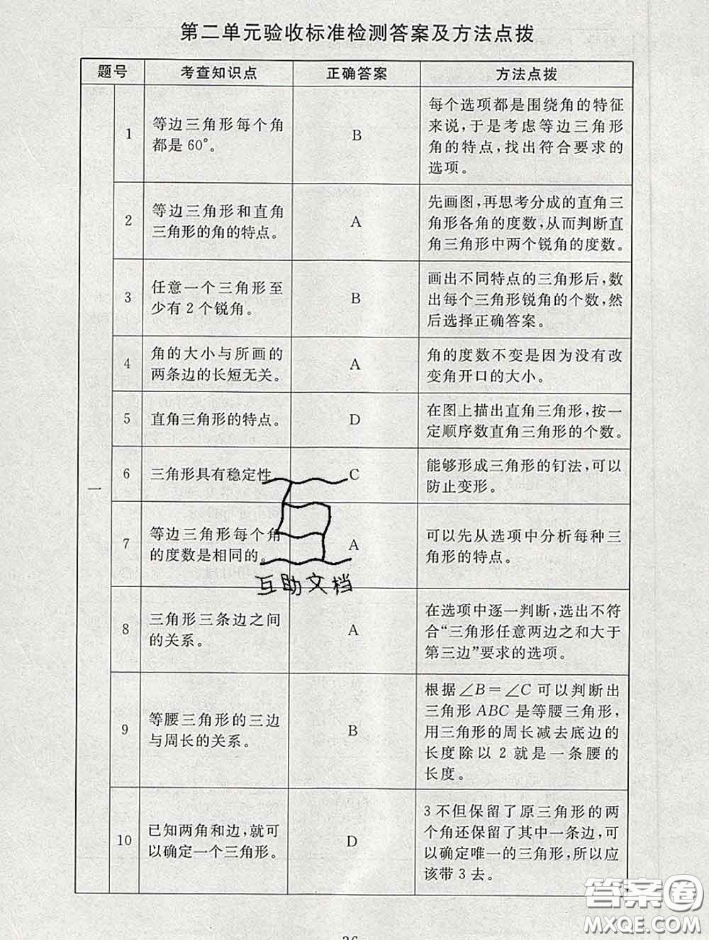 2020春海淀名師伴你學(xué)同步學(xué)練測(cè)四年級(jí)數(shù)學(xué)下冊(cè)北師版答案