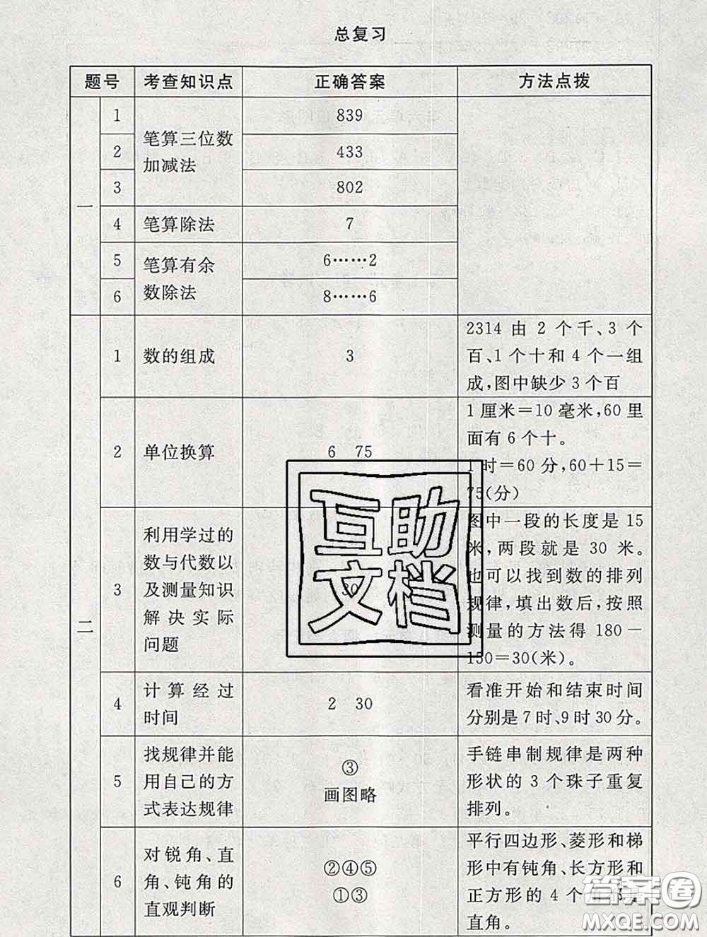 2020春海淀名師伴你學(xué)同步學(xué)練測二年級數(shù)學(xué)下冊北師版答案