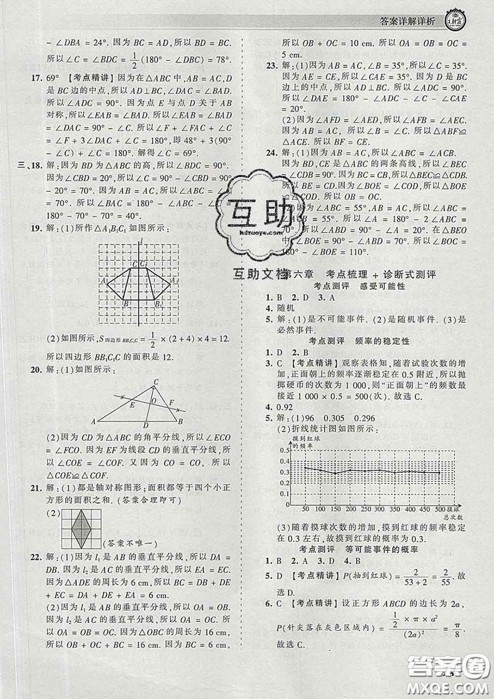 2020新版王朝霞考點(diǎn)梳理時(shí)習(xí)卷七年級(jí)數(shù)學(xué)下冊(cè)北師版答案