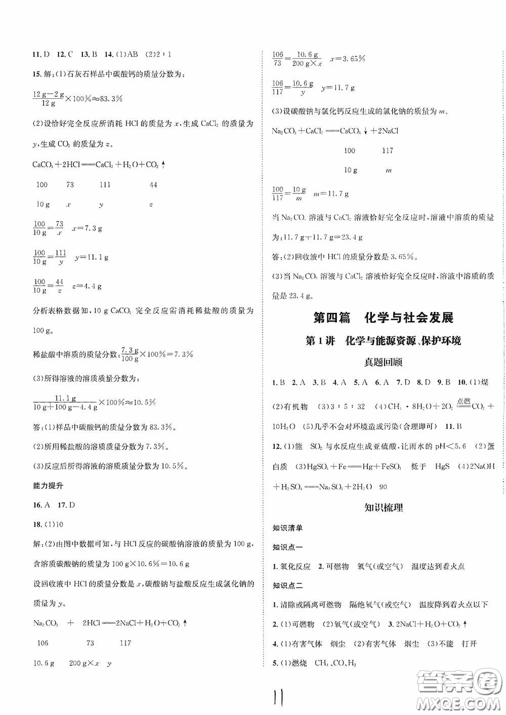 東北師范大學(xué)出版社2020決勝中考化學(xué)下冊(cè)答案