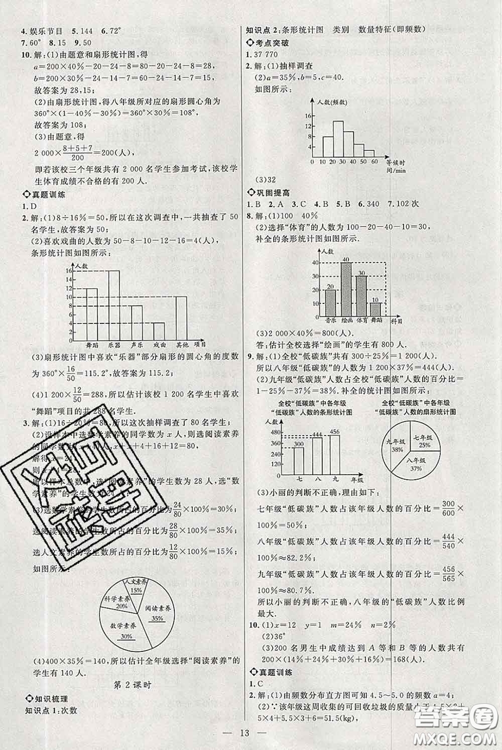 2020春名師助學(xué)系列細解巧練六年級數(shù)學(xué)下冊人教版答案