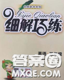 2020春名師助學(xué)系列細(xì)解巧練五年級英語下冊人教版答案