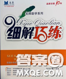 2020春名師助學(xué)系列細(xì)解巧練八年級歷史下冊人教版答案