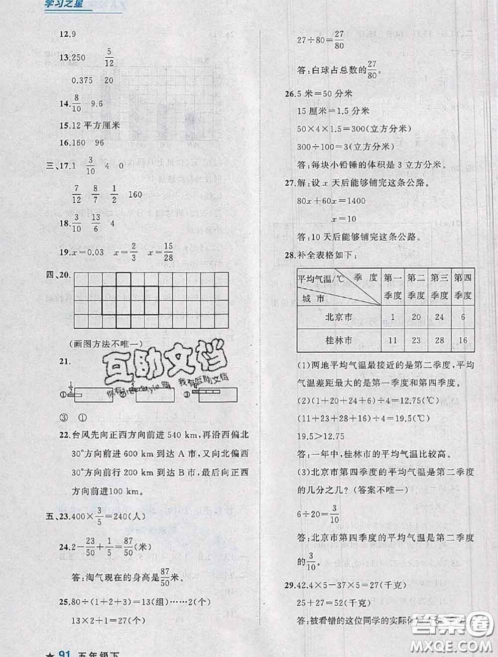 2020年名校期末大連市各區(qū)名校期中期末仿真試卷12套五年級數(shù)學(xué)下冊答案