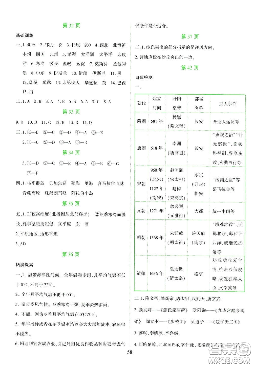 吉林出版集團(tuán)股份有限公司2020假日綜合七年級答案