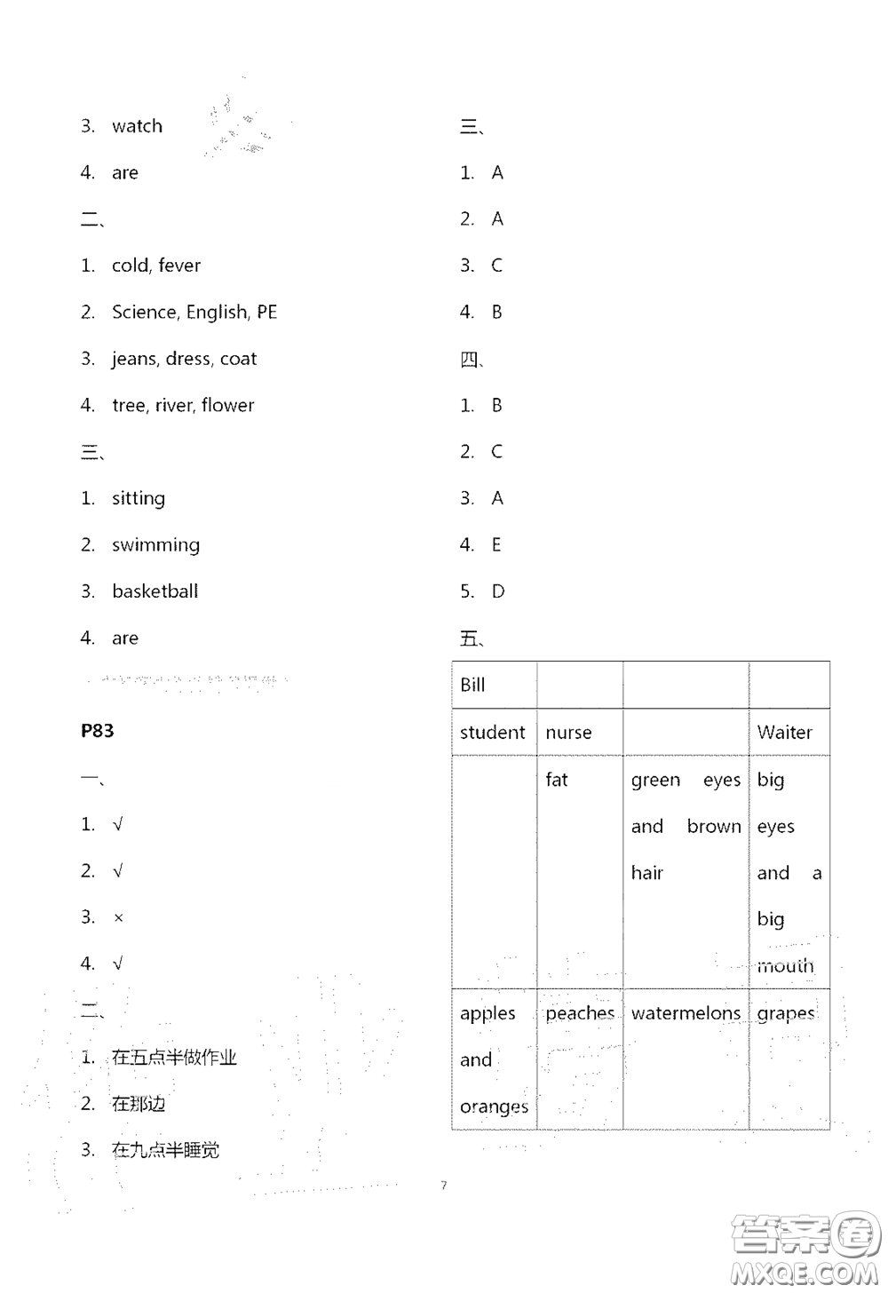 江蘇鳳凰教育出版社2020過(guò)好暑假每一天四年級(jí)答案