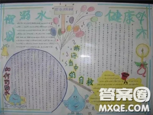 2020小學(xué)生防溺水宣傳手抄報圖片 2020小學(xué)生防溺水宣傳手抄報最新