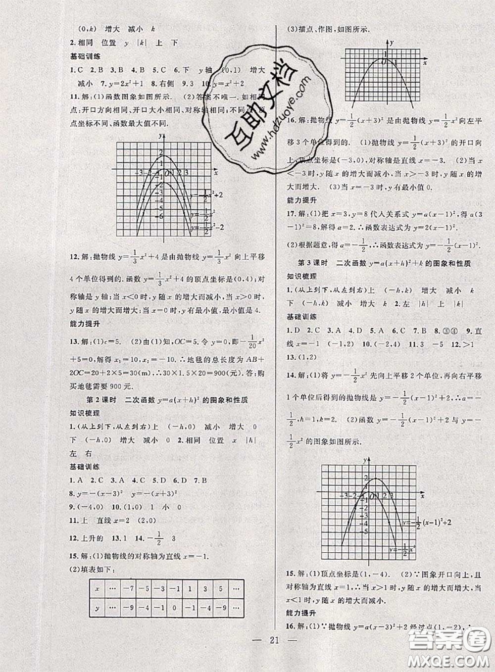 2020年快樂暑假假期面對面八年級數(shù)學滬科版答案