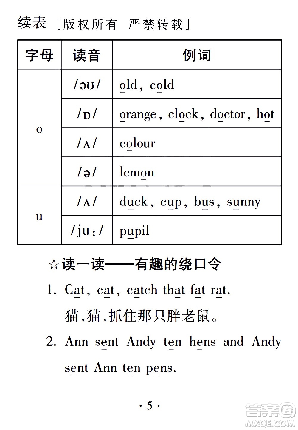 2020年假日知新暑假學(xué)習(xí)與生活三年級(jí)英語學(xué)習(xí)版參考答案