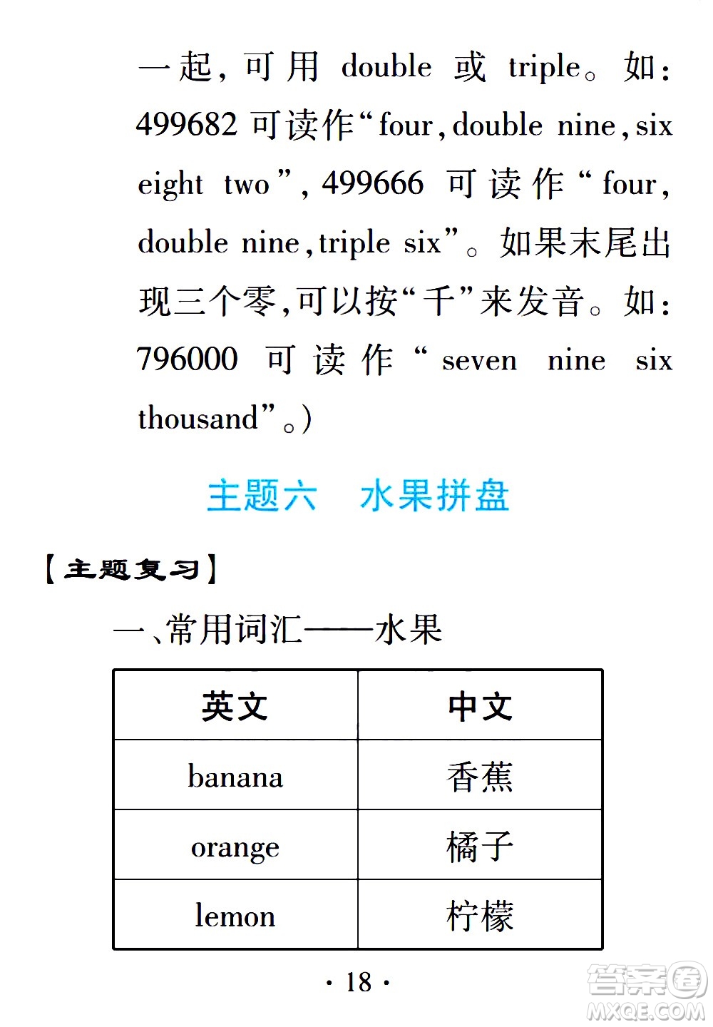 2020年假日知新暑假學(xué)習(xí)與生活三年級(jí)英語學(xué)習(xí)版參考答案