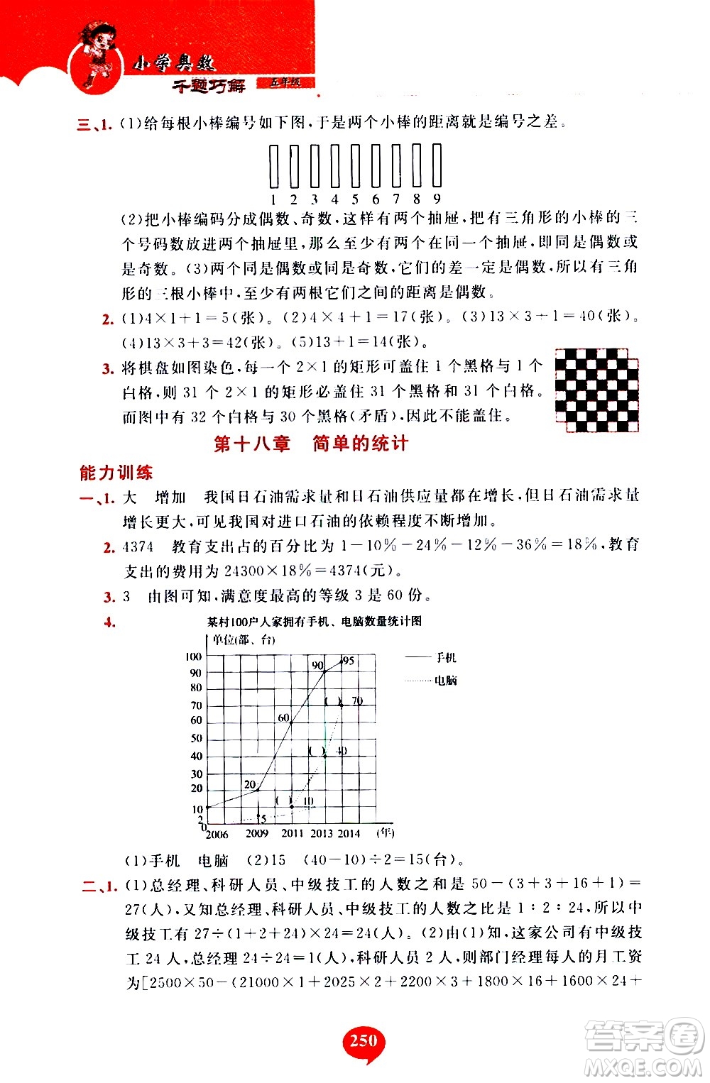 長春出版社2020年小學(xué)奧數(shù)千題巧解5年級(jí)人教版參考答案