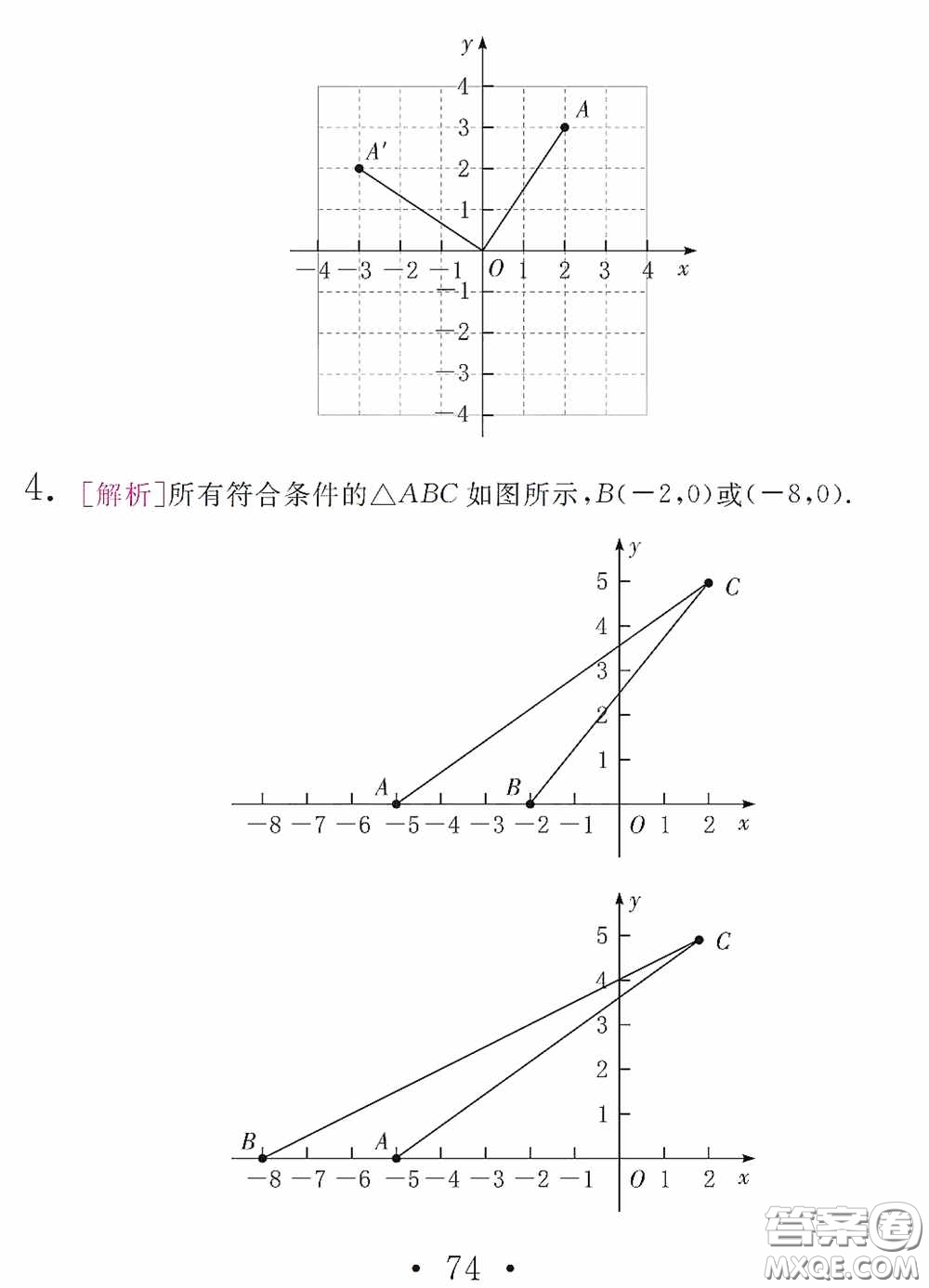 團(tuán)結(jié)出版社2021精彩暑假數(shù)學(xué)八年級(jí)通用版答案