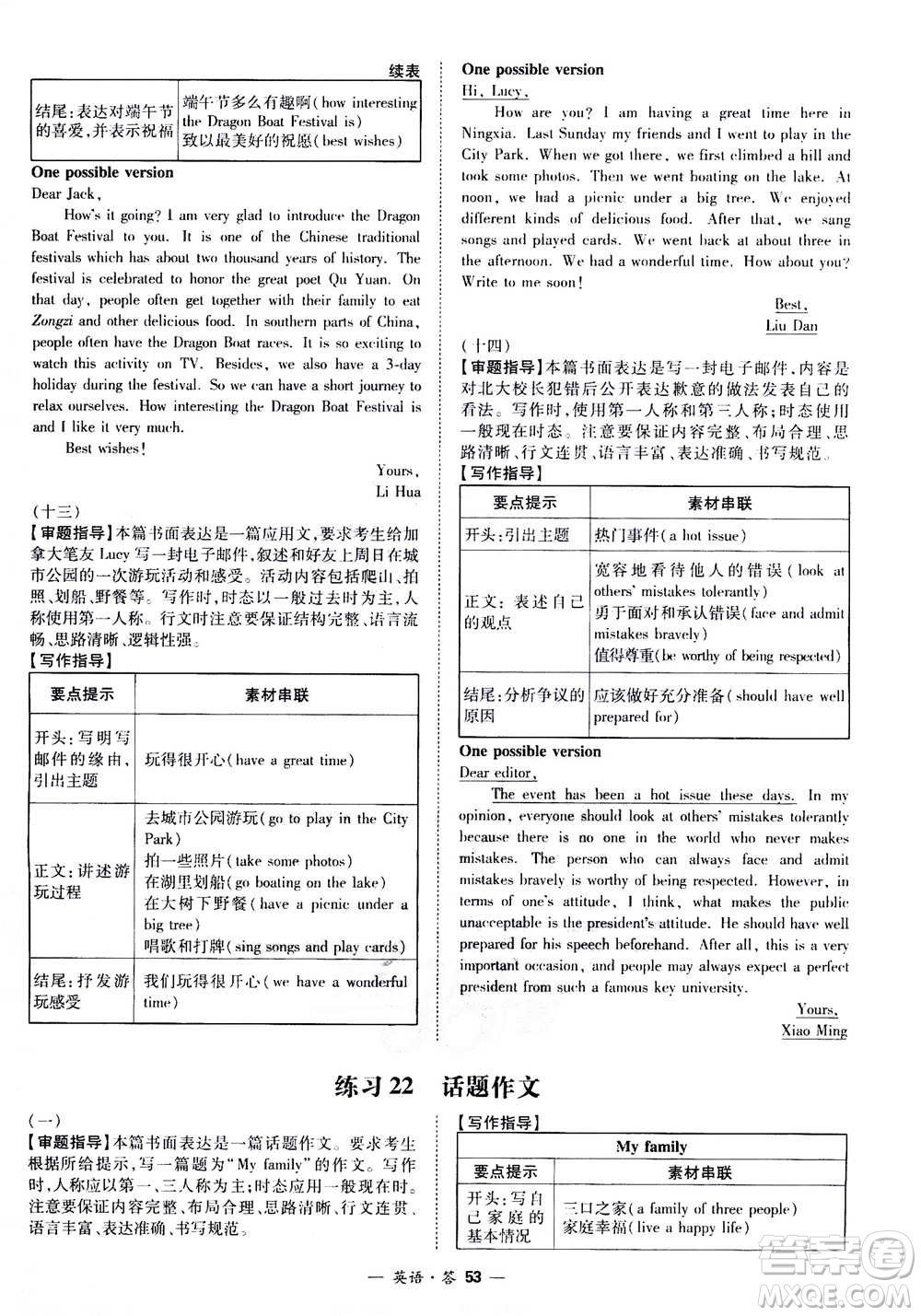 2021中考復(fù)習(xí)使用天利38套全國(guó)各省市中考真題常考基礎(chǔ)題英語(yǔ)參考答案