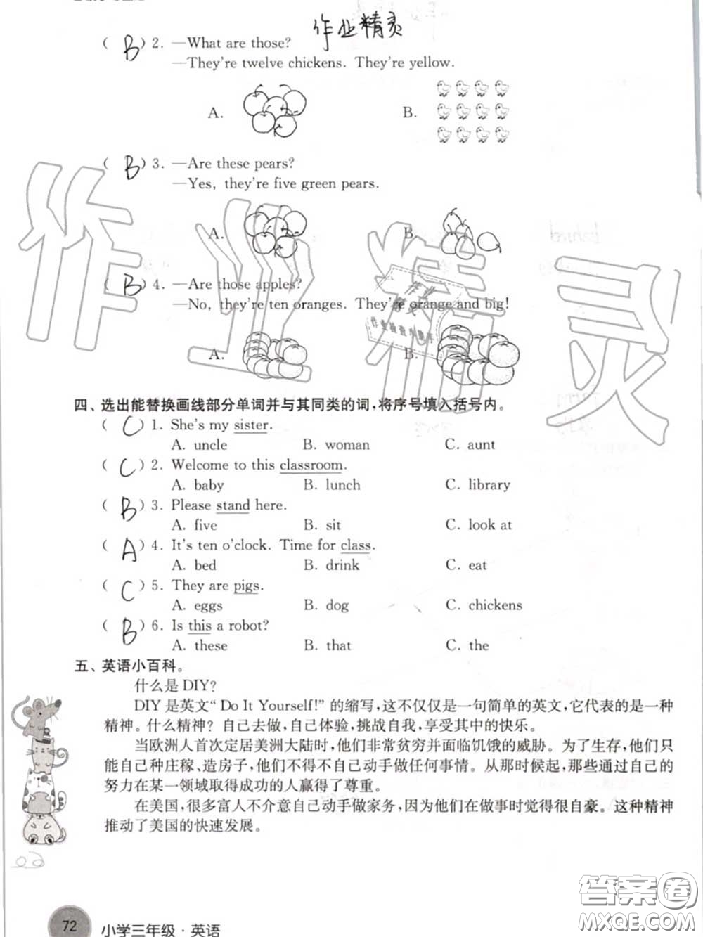 譯林出版社2020年暑假學(xué)習(xí)生活三年級合訂本通用版答案