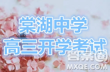 2020年秋四川省棠湖中學(xué)高三開學(xué)考試文理科綜合試題及答案