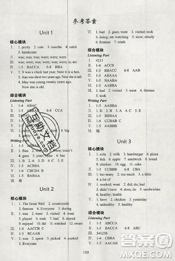 2020秋深圳市小學英語課堂跟蹤六年級上冊滬教牛津版答案