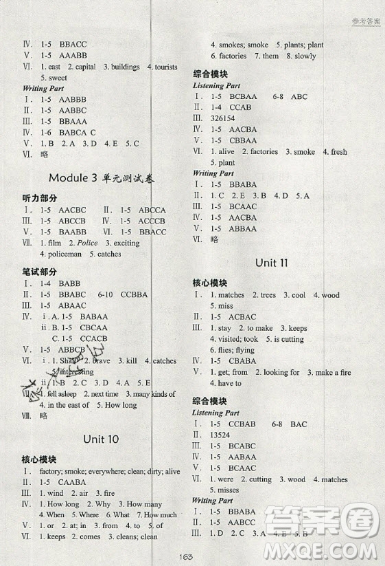 2020秋深圳市小學英語課堂跟蹤六年級上冊滬教牛津版答案