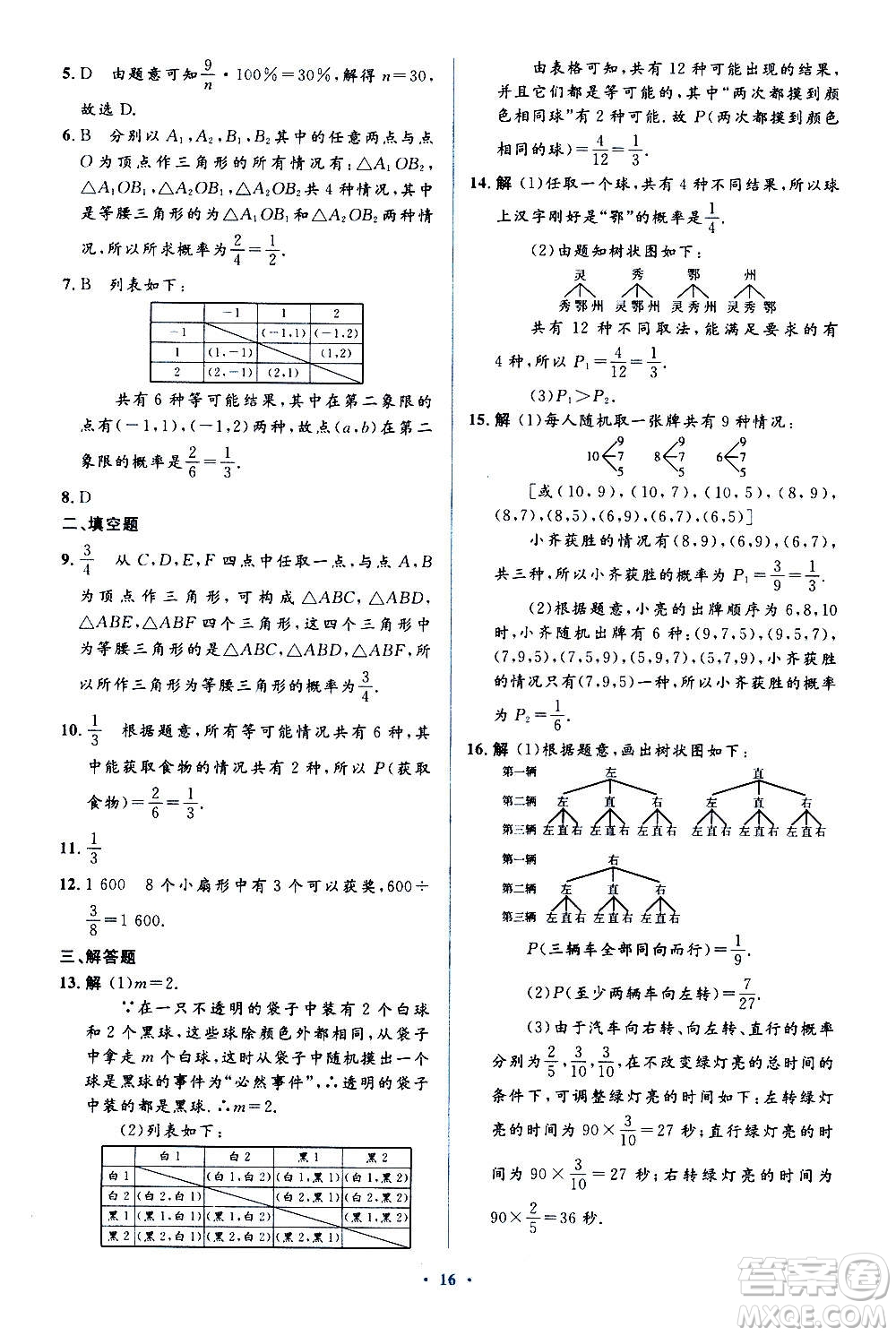 人民教育出版社2020年人教金學(xué)典同步解析與測(cè)評(píng)學(xué)練考數(shù)學(xué)九年級(jí)上冊(cè)人教版答案