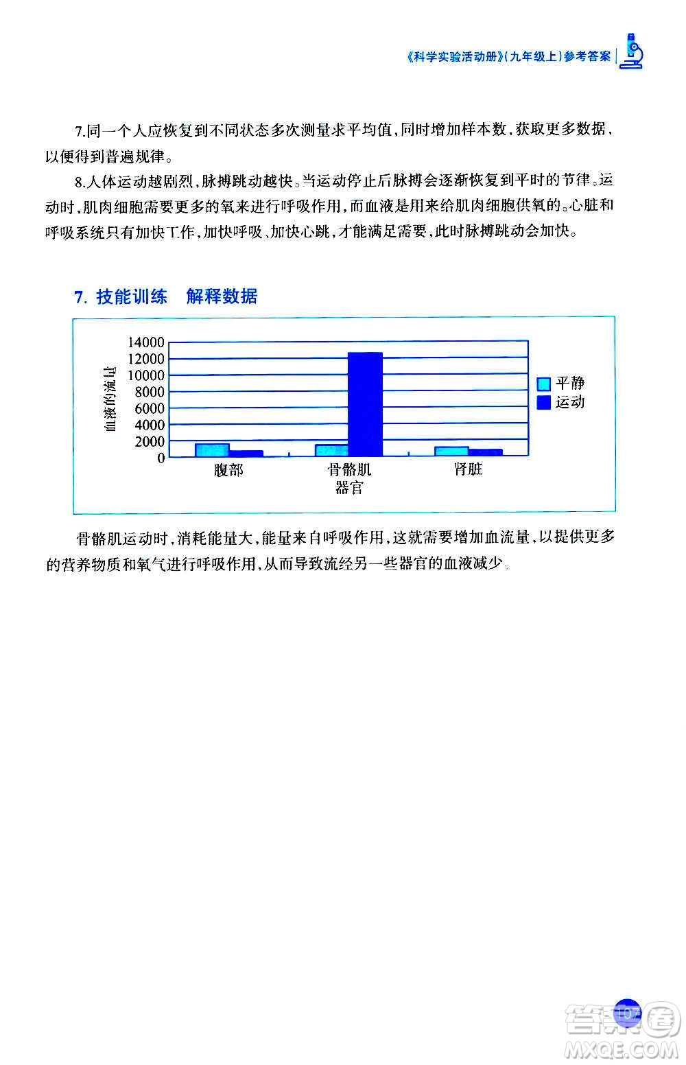 浙江教育出版社2020年科學(xué)實(shí)驗(yàn)活動(dòng)冊(cè)九年級(jí)上冊(cè)ZH浙教版答案