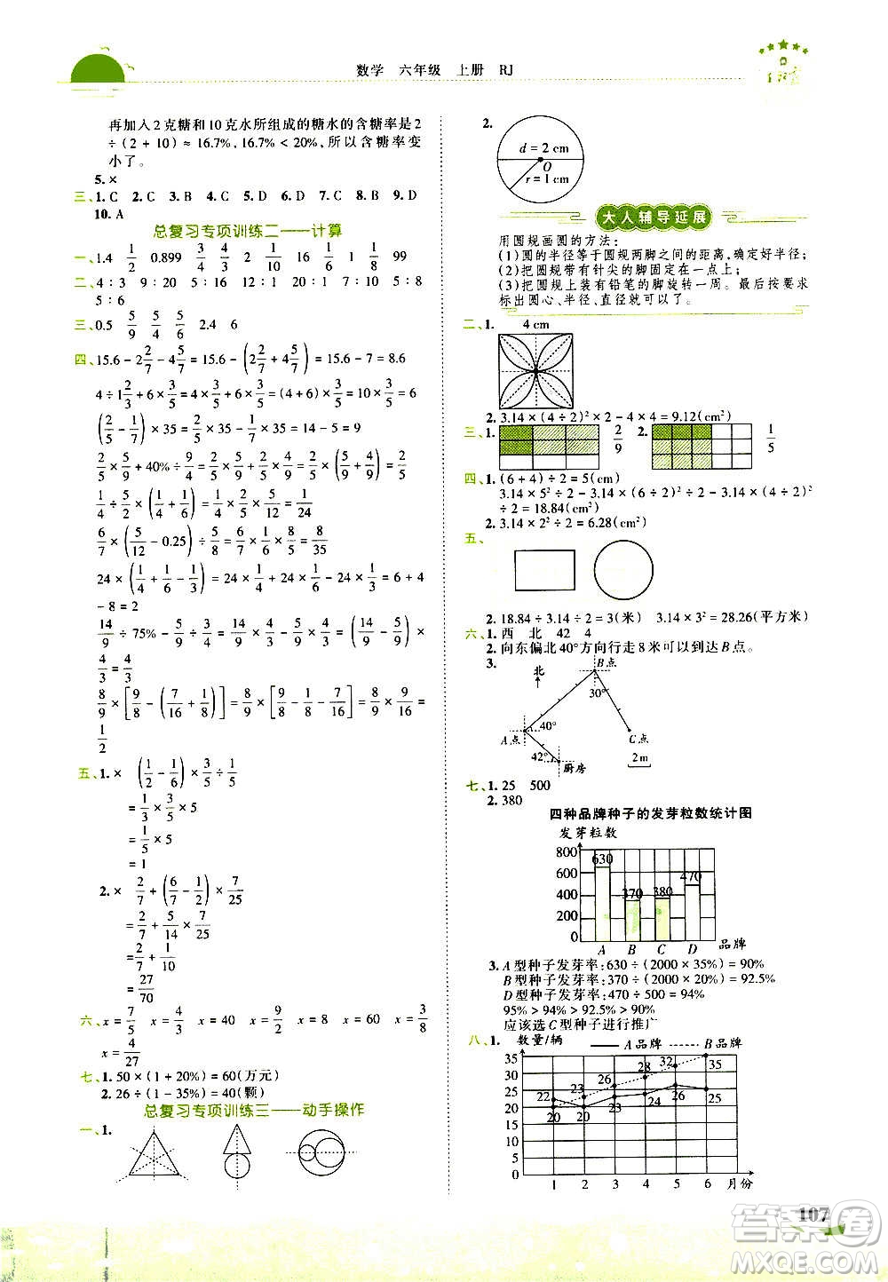 2020秋王朝霞德才兼?zhèn)渥鳂I(yè)創(chuàng)新設(shè)計(jì)數(shù)學(xué)六年級(jí)上冊(cè)RJ人教版答案