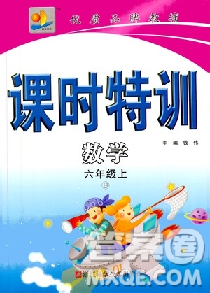 浙江大學(xué)出版社2020年課時特訓(xùn)數(shù)學(xué)六年級上冊B北師版答案