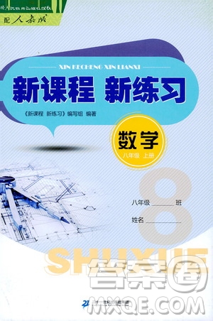 二十一世紀出版社2020年新課程新練習數(shù)學八年級上冊人教版答案