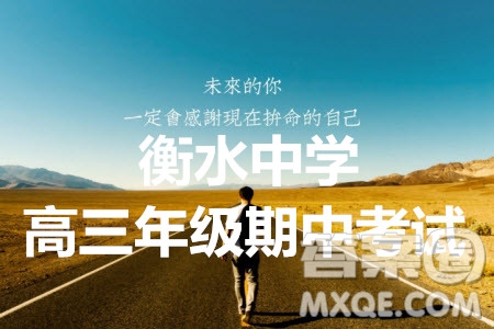 2020年衡水中學(xué)高三年級期中考試英語試卷及答案