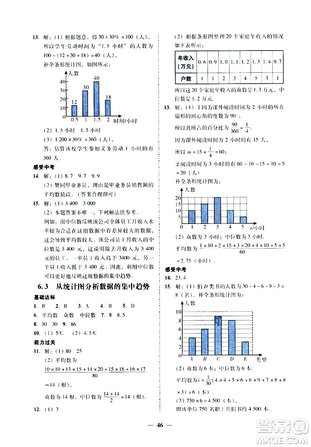 廣東經(jīng)濟出版社2020年百分導學數(shù)學八年級上冊BS北師版答案